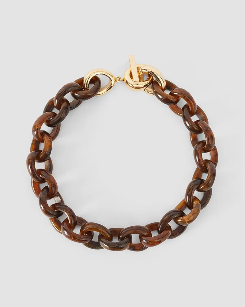Joseph Bean Link Resin Necklace - One Size 