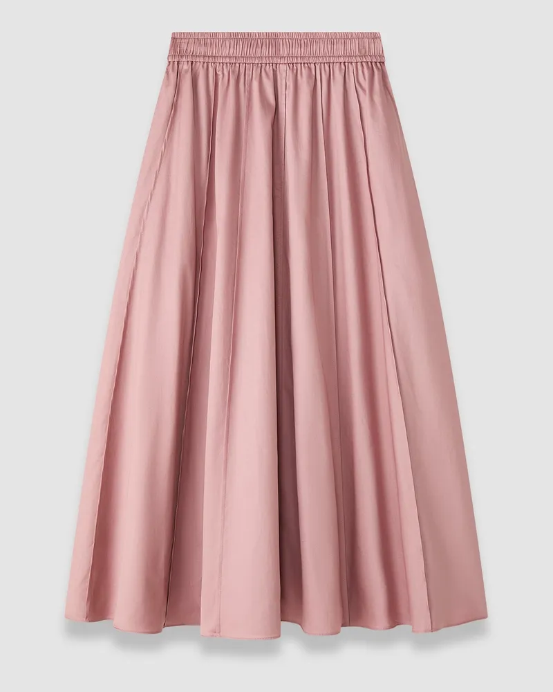 Joseph Manar Cotton Sateen Skirt Pink