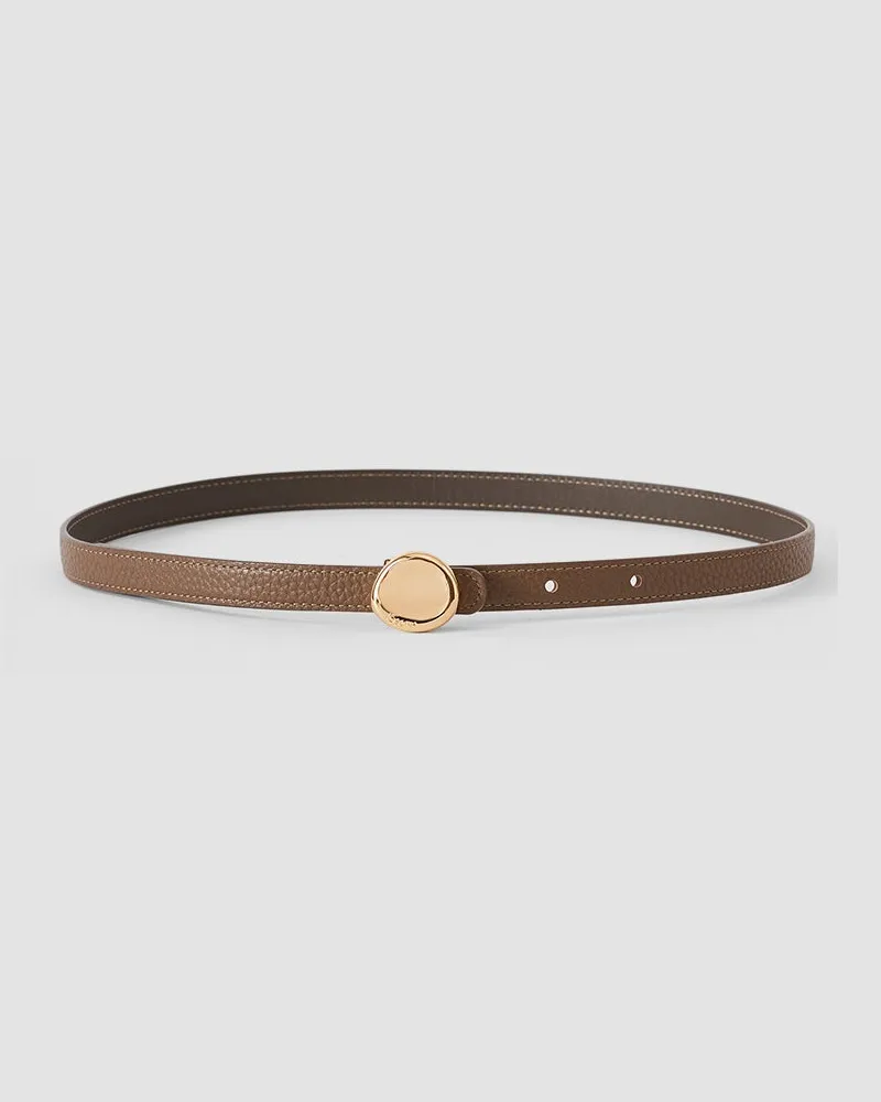Joseph Arden Reversible Leather Belt Brown