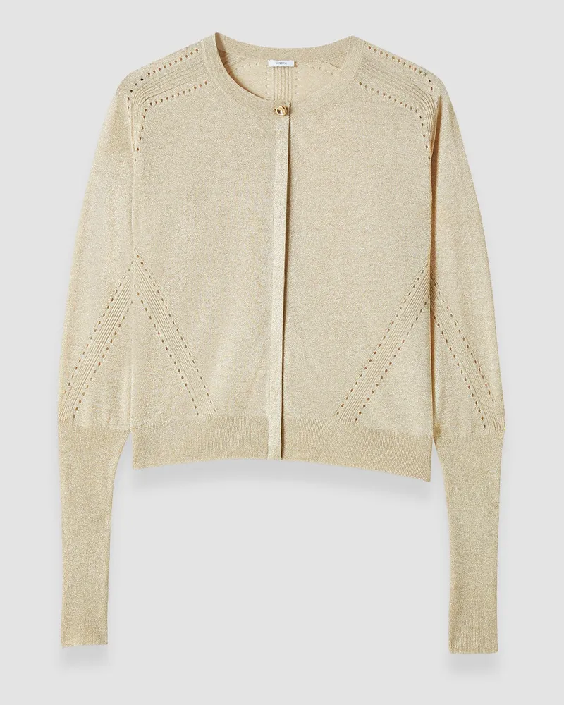 Joseph Tasse Lurex Knit Cardigan - XS 
