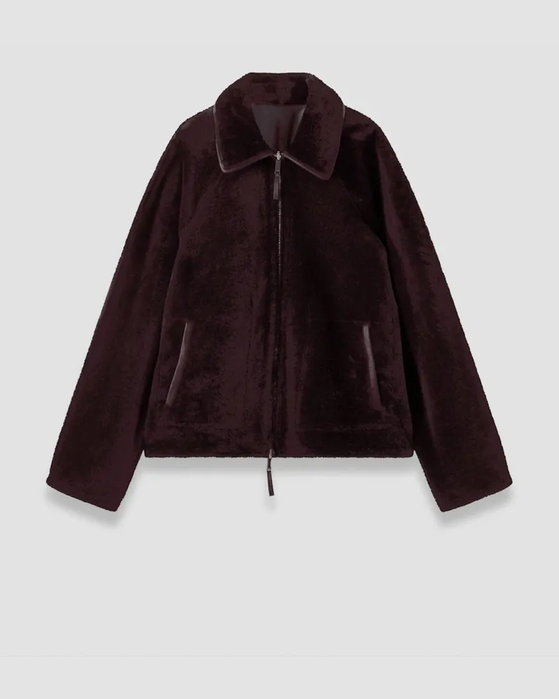 Joseph Kyro Reversible Soft Shearling Jacket - 44 