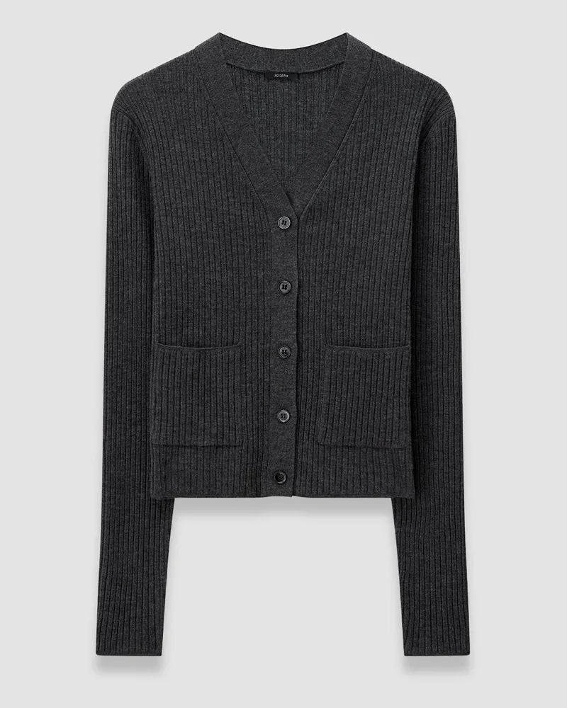 Joseph Merino Rib Knit Cardigan - XXS 