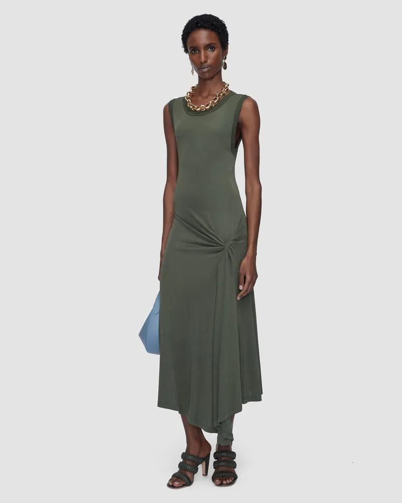 Joseph Cheikh Fluid Jersey Dress - Regular Green