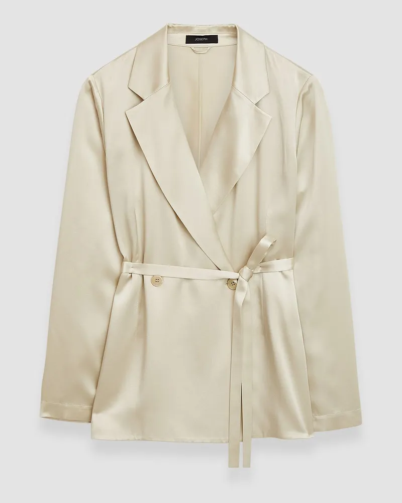 Joseph Joubert Silk Satin Jacket - 42 