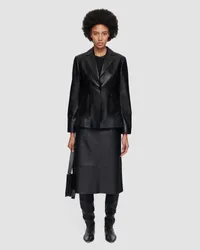 Joseph Nappa Leather Glenview Jacket Black