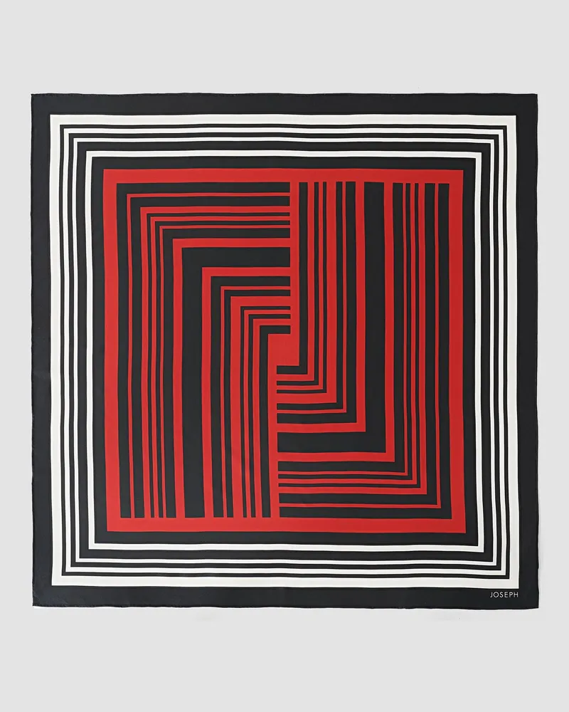 Joseph Lexi Lunar New Year Silk Scarf Red