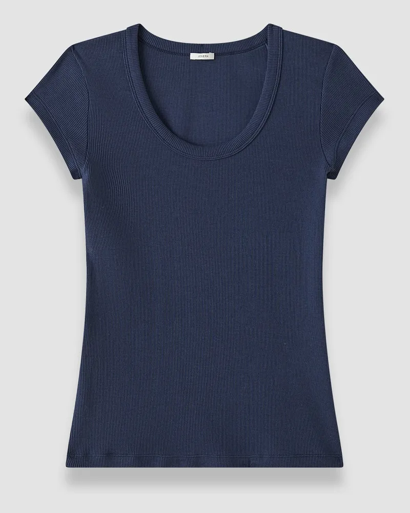 Joseph Saba Cotton Rib Top - XXS 
