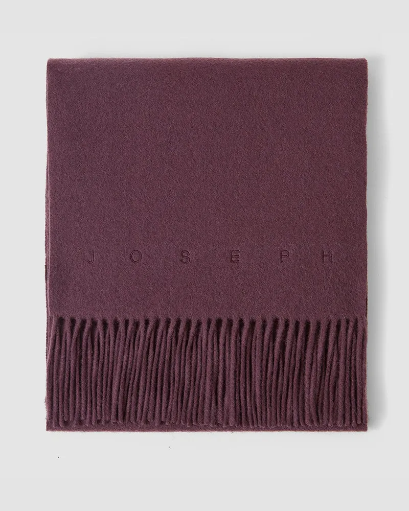 Joseph Cecile Wool Scarf Purple