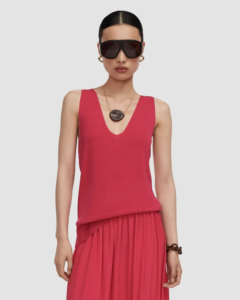 Joseph Tell Silk Knit Vest Top - XXS 