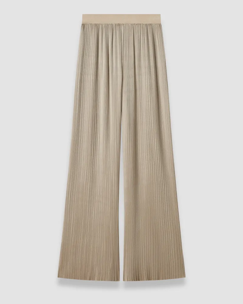 Joseph Amber Pleated Satin Trousers - Shorter / 44 