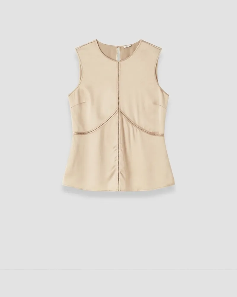 Joseph Hebe Silk Satin Top - 44 