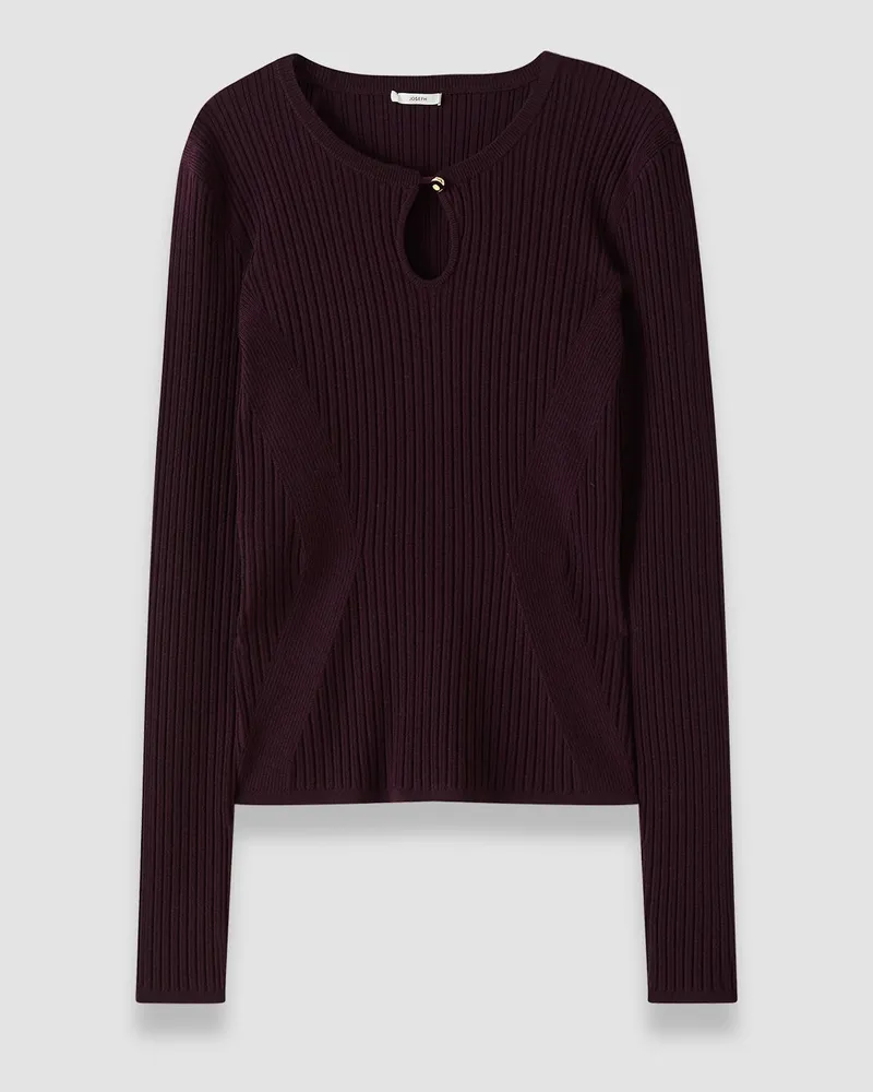 Joseph Luz Merino Wool Rib Top - XXS 