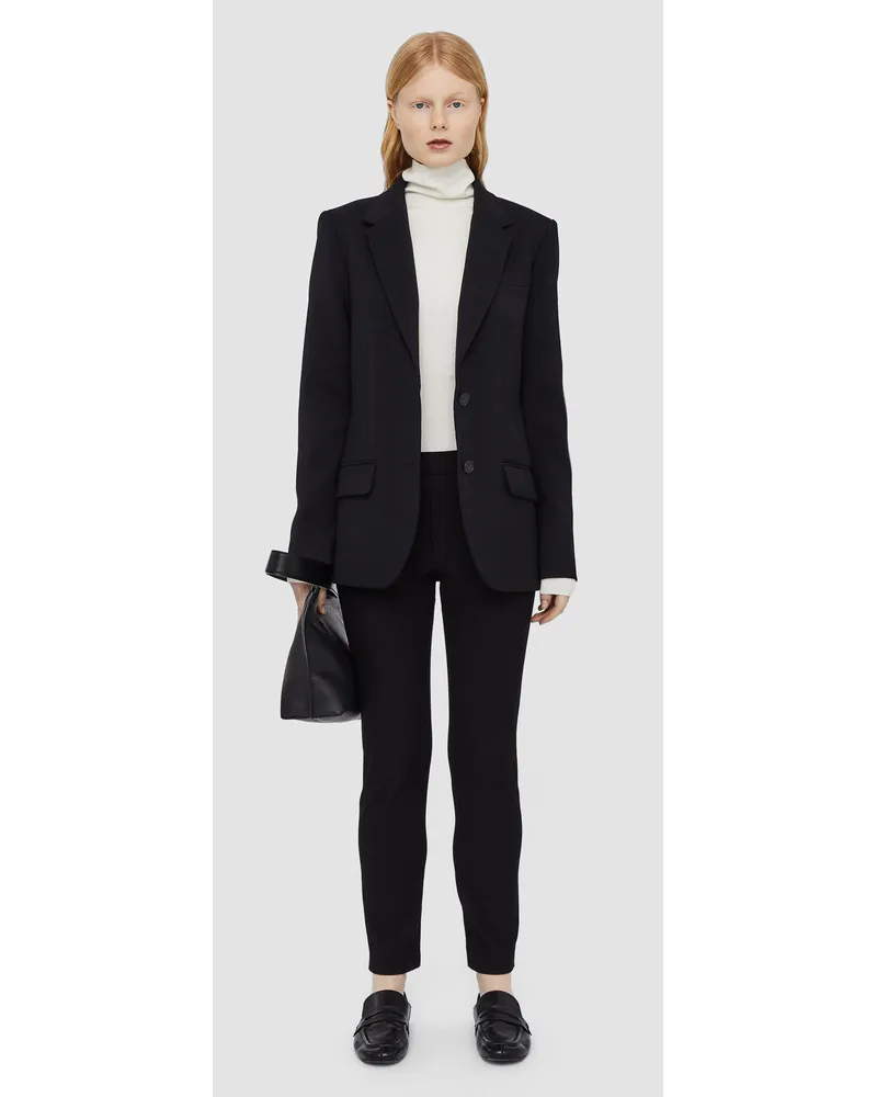 Joseph Gabardine Stretch New Eliston Trousers Black