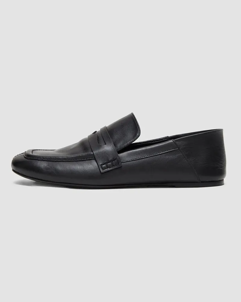 Joseph Leather Loafers Black