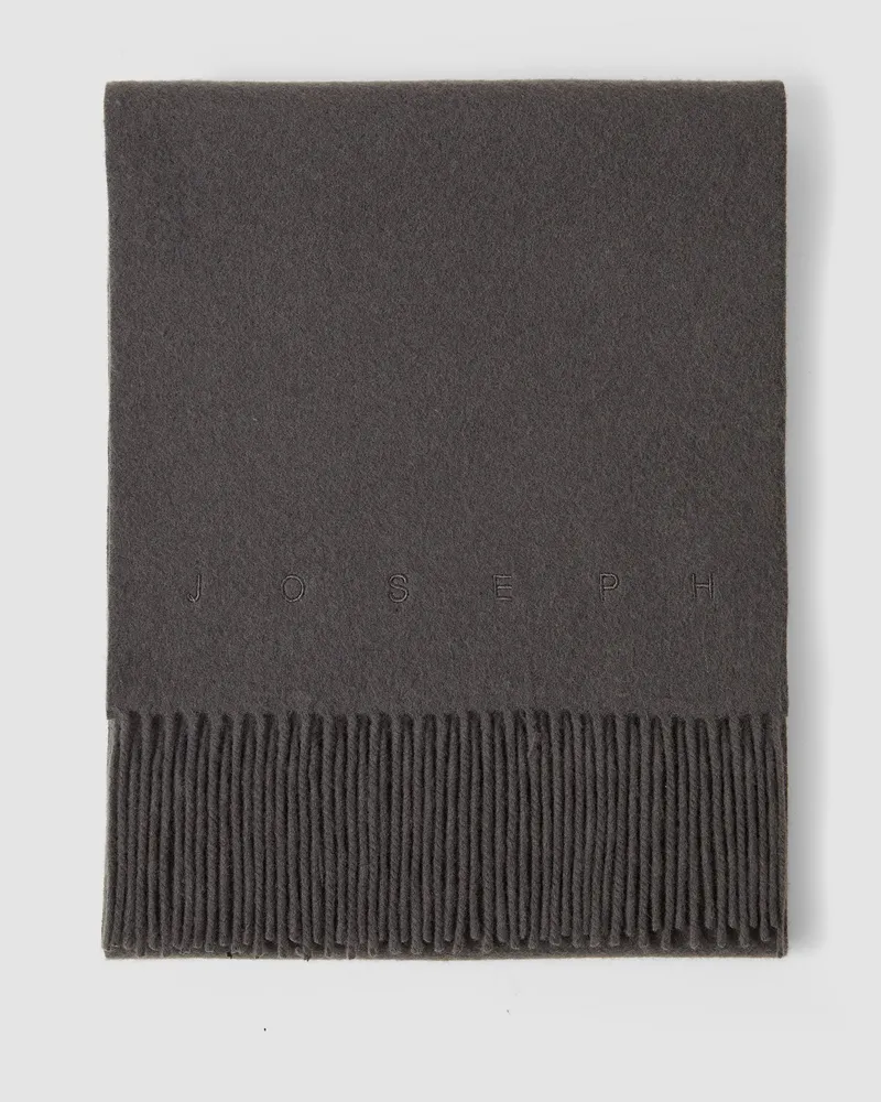 Joseph Cecile Wool Scarf Grey