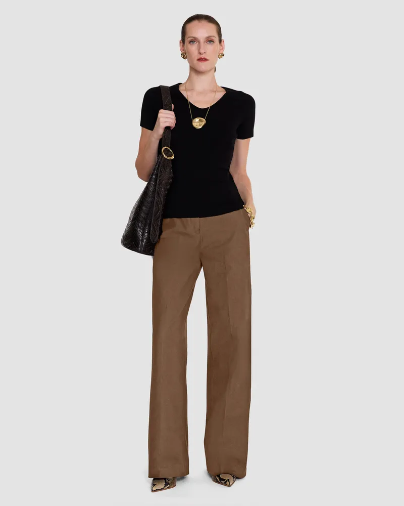 Joseph Yukio Gabardine Stretch Trousers - Shorter / 44 