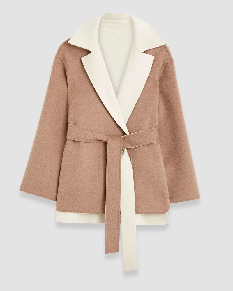 Joseph Arnold Reversible Double Face Cashmere Coat - 38 