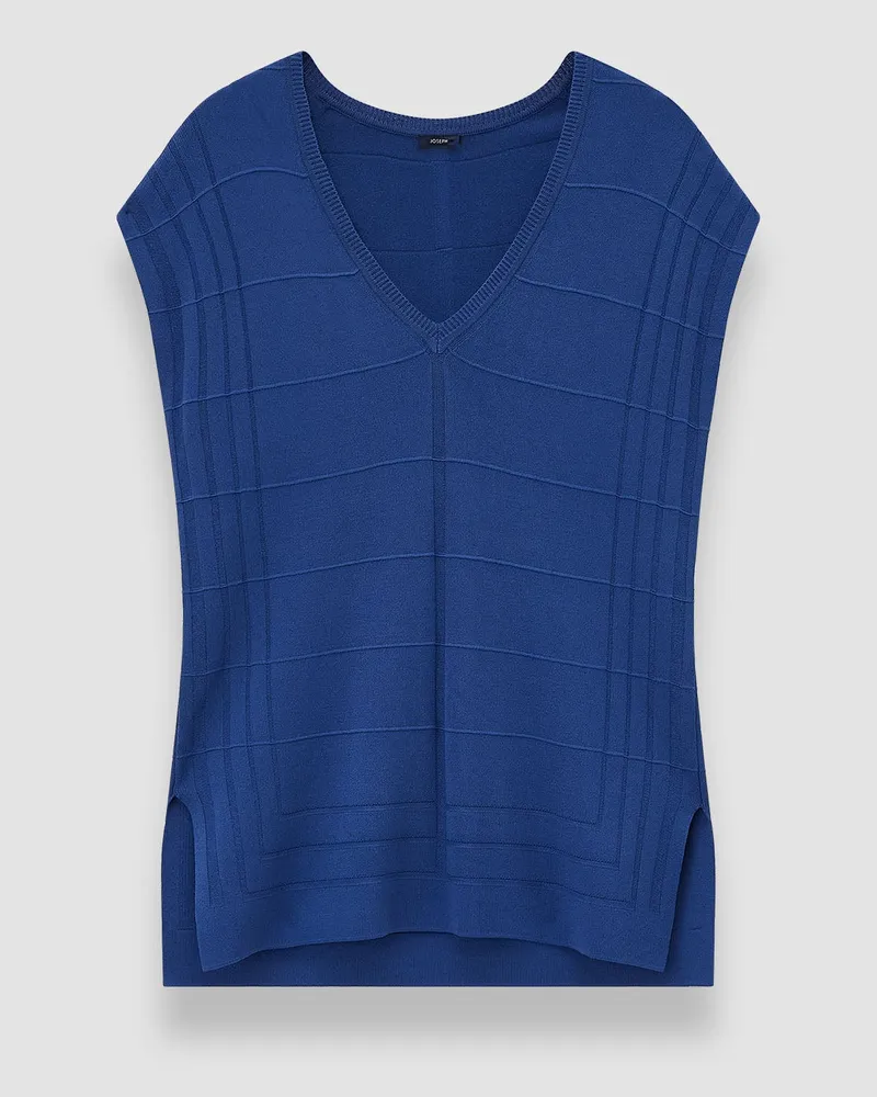 Joseph Viscose Grid Knit Top - XXS 