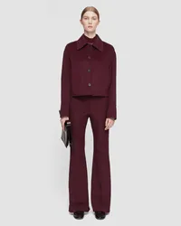 Joseph Double Face Cashmere Gerrard Coat Merlot