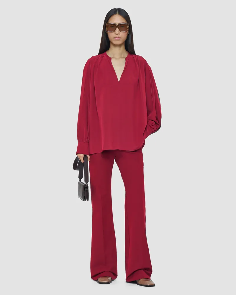 Joseph Blondel Crepe de Chine Silk Blouse - 48 