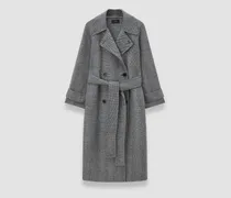 Navarre Linear Double Face Wool Coat - 40