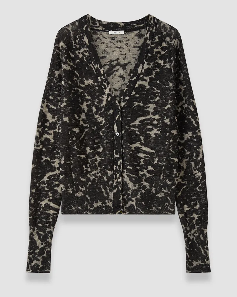 Joseph Aisha Cashair Jacquard Cardigan - XXS 