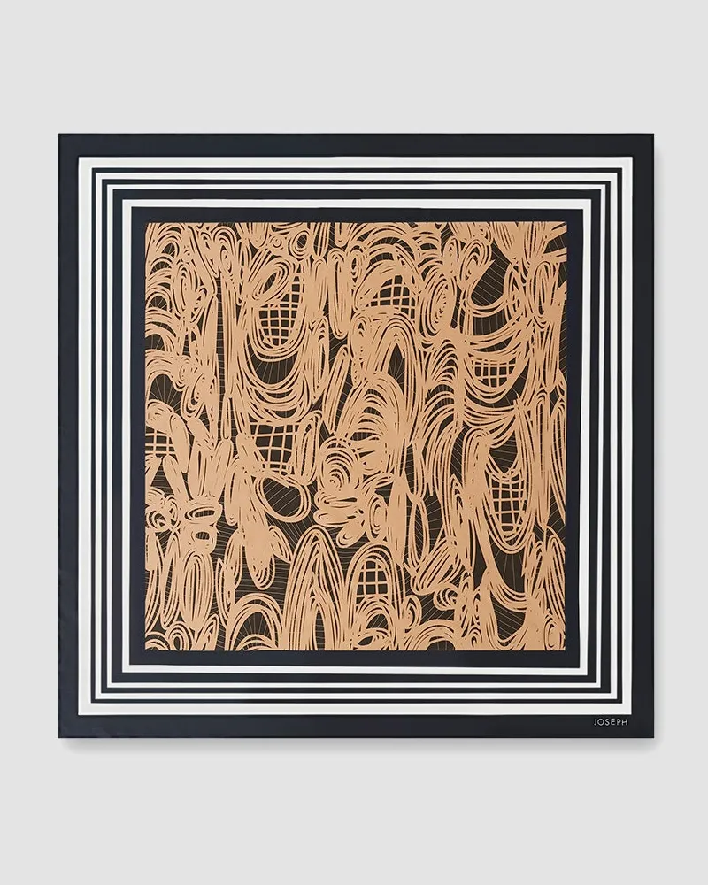 Joseph Briar Large Silk Scarf Multicolour