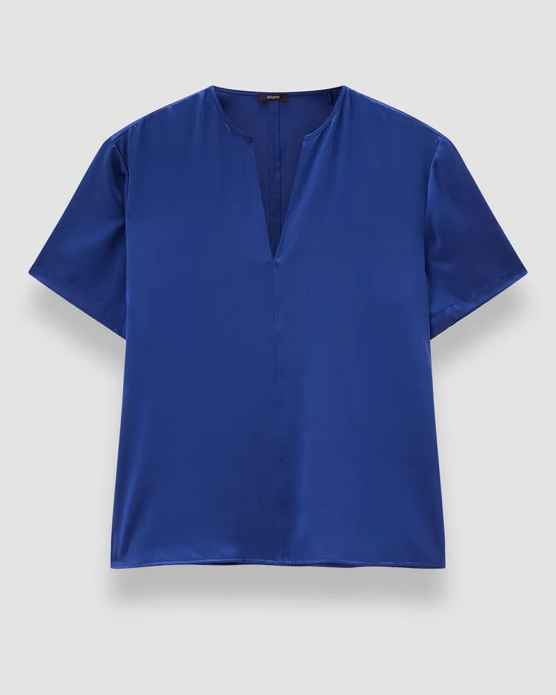 Joseph Gala Silk Satin Blouse - 42 