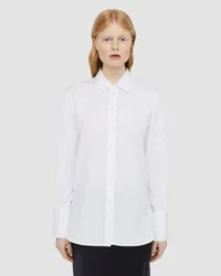 Joseph Light Poplin Joe Shirt White