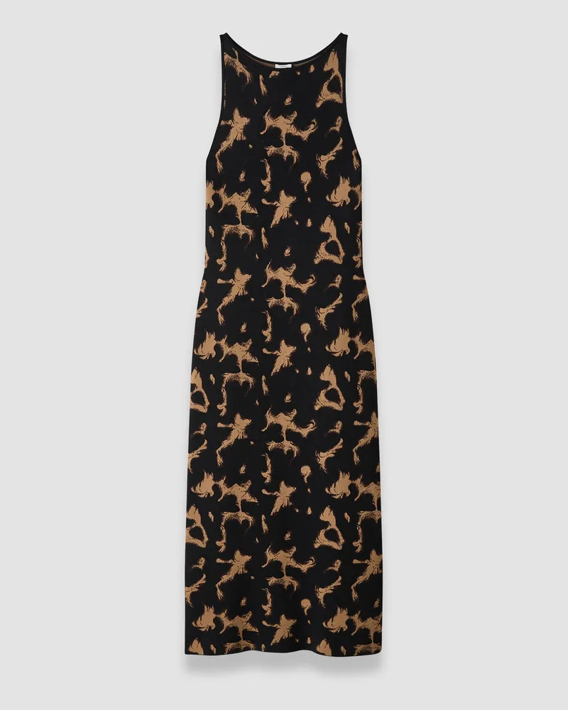 Joseph Lecate Tortoiseshell Knit Dress Brown
