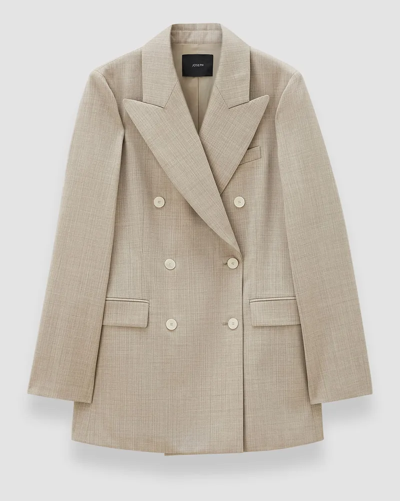 Joseph Valery Melange Wool Jacket - 40 