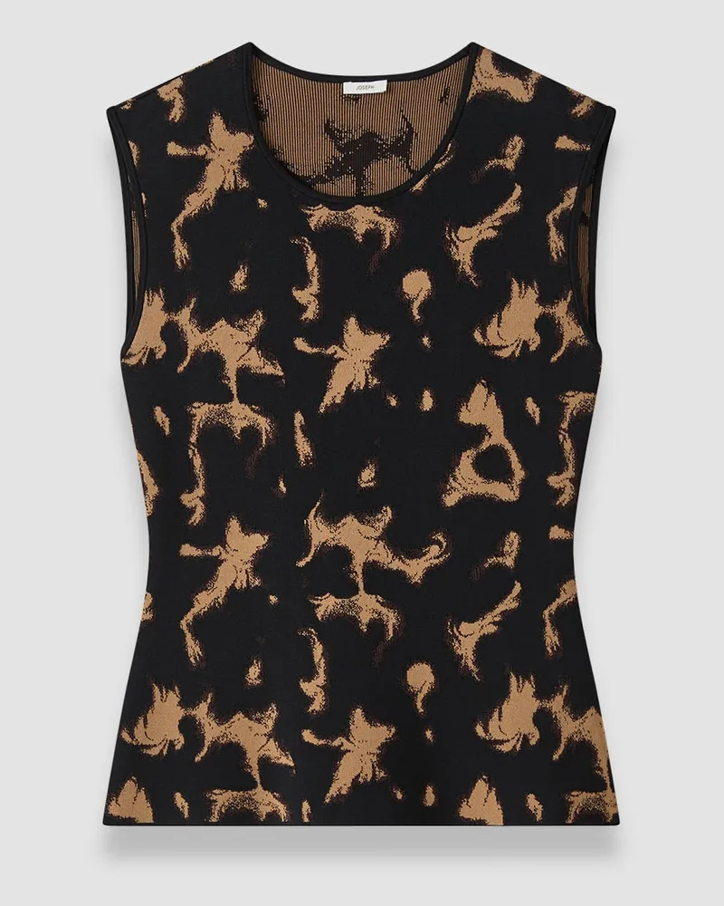 Joseph Acis Tortoiseshell Knit Tank Top - XXS 