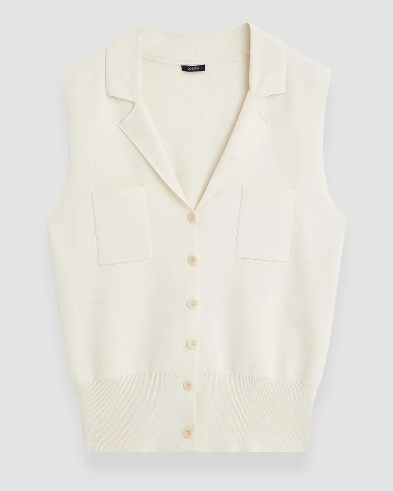 Joseph Milano Knit Stretch Vest - L 