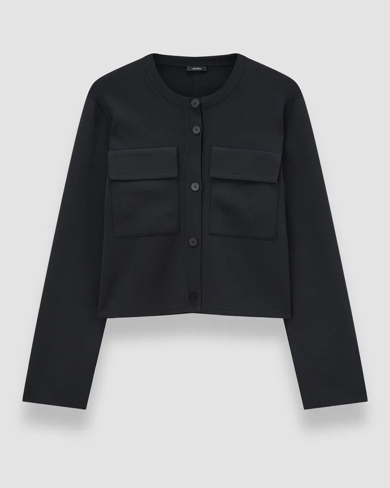 Joseph Viscose Knit Stretch Cardigan Jacket - XXS 