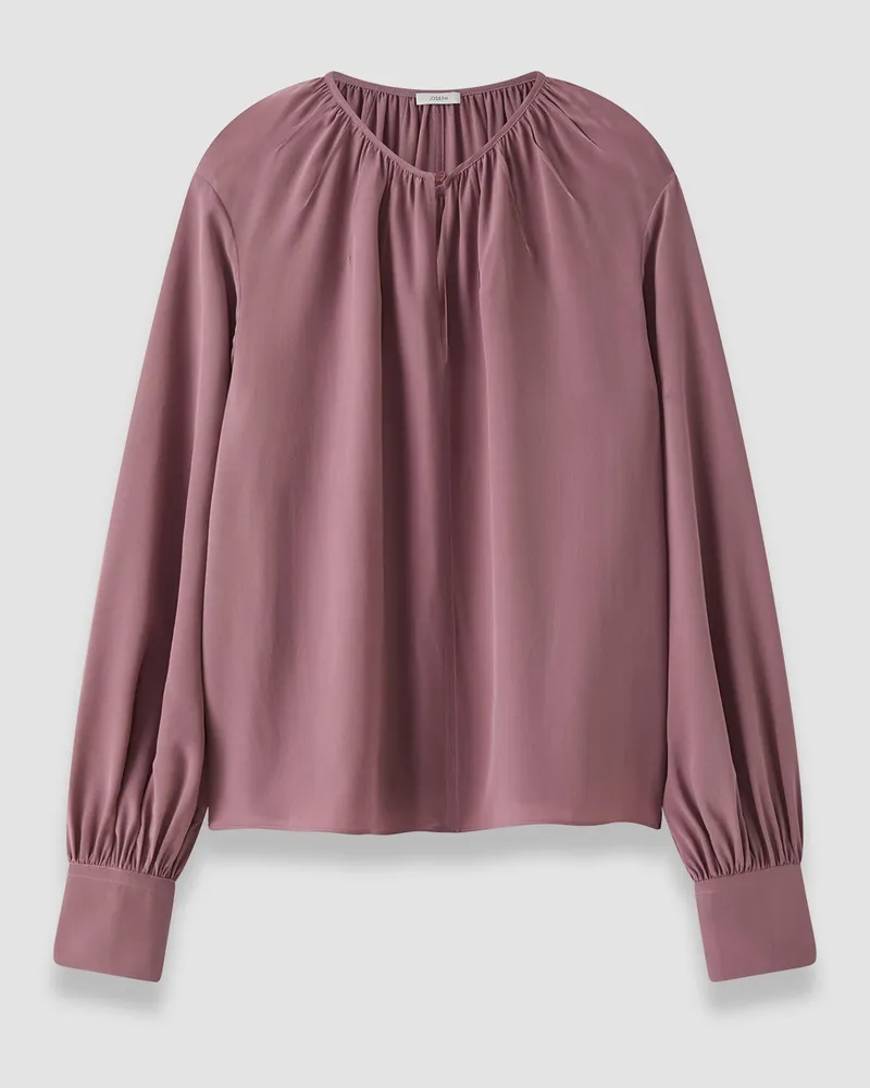 Joseph Rina Crepe de Chine Silk Blouse - 48 