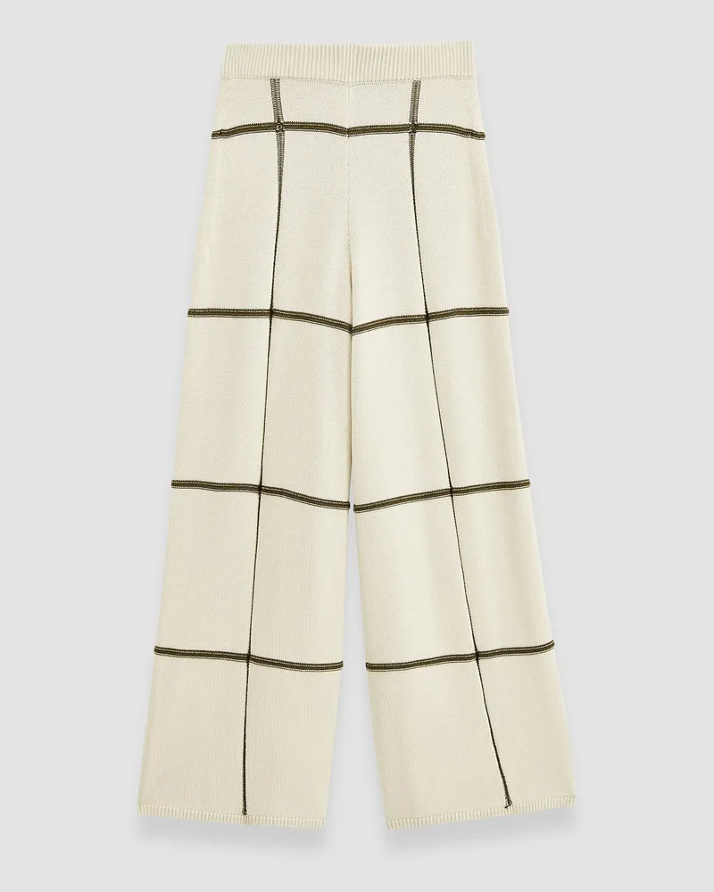 Joseph Grid Cotton Silk Culottes - XS 