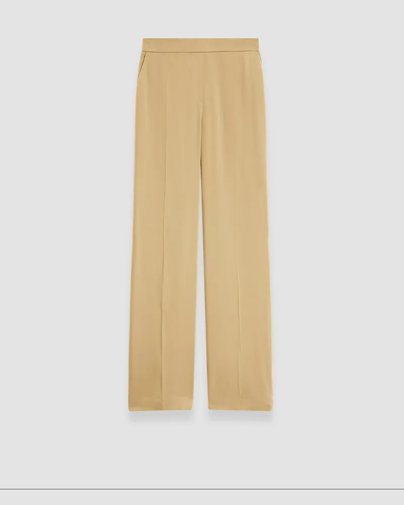 Joseph Tova Silk Satin Trousers - 42 