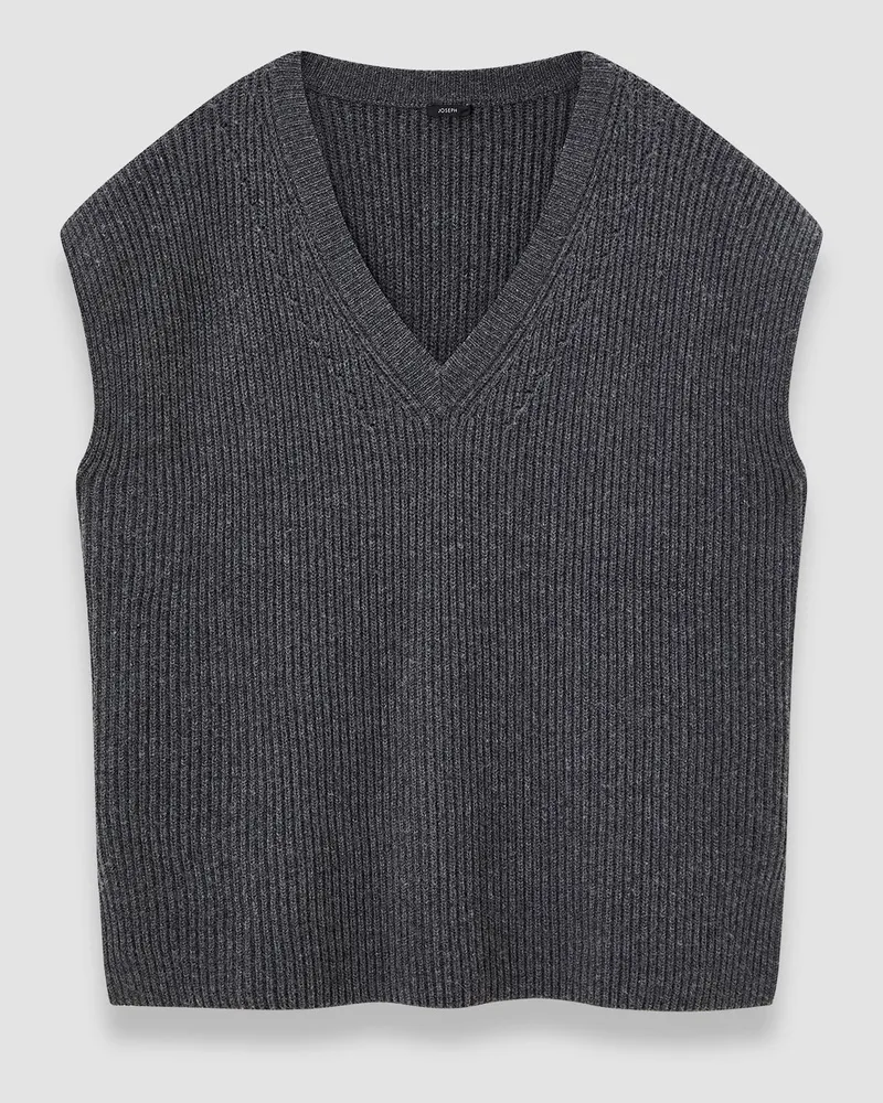 Joseph Light Cardigan Stitch Vest - XXS 