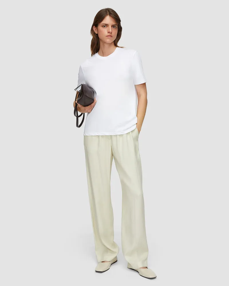 Joseph Cotton Silk Jersey T-Shirt - L 