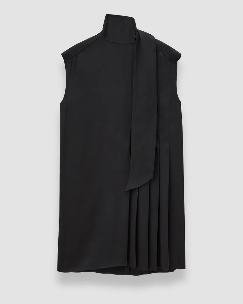 Joseph Sandy Light Crepe Dress Black