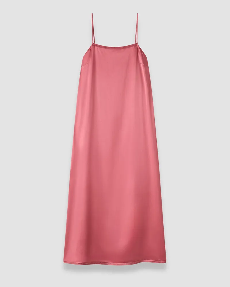 Joseph Agnes Silk Satin Dress Pink