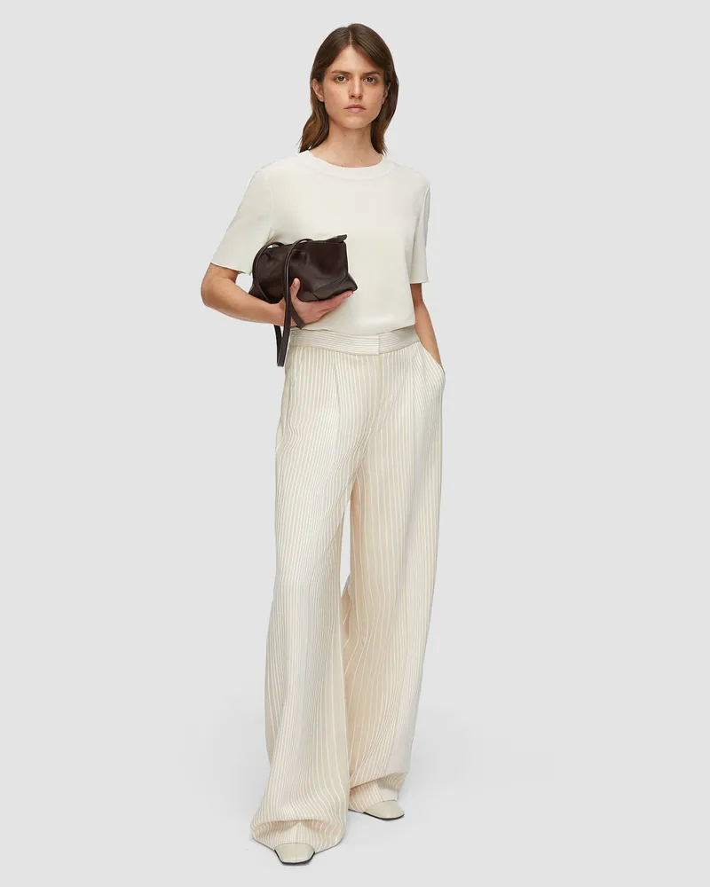 Joseph Rubin Crepe de Soie Silk Blouse - 42 
