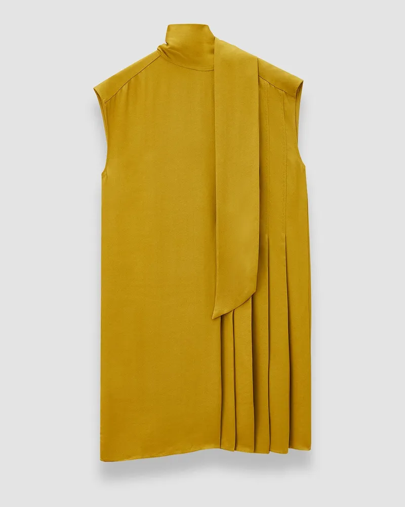 Joseph Sandy Light Crepe Dress Green