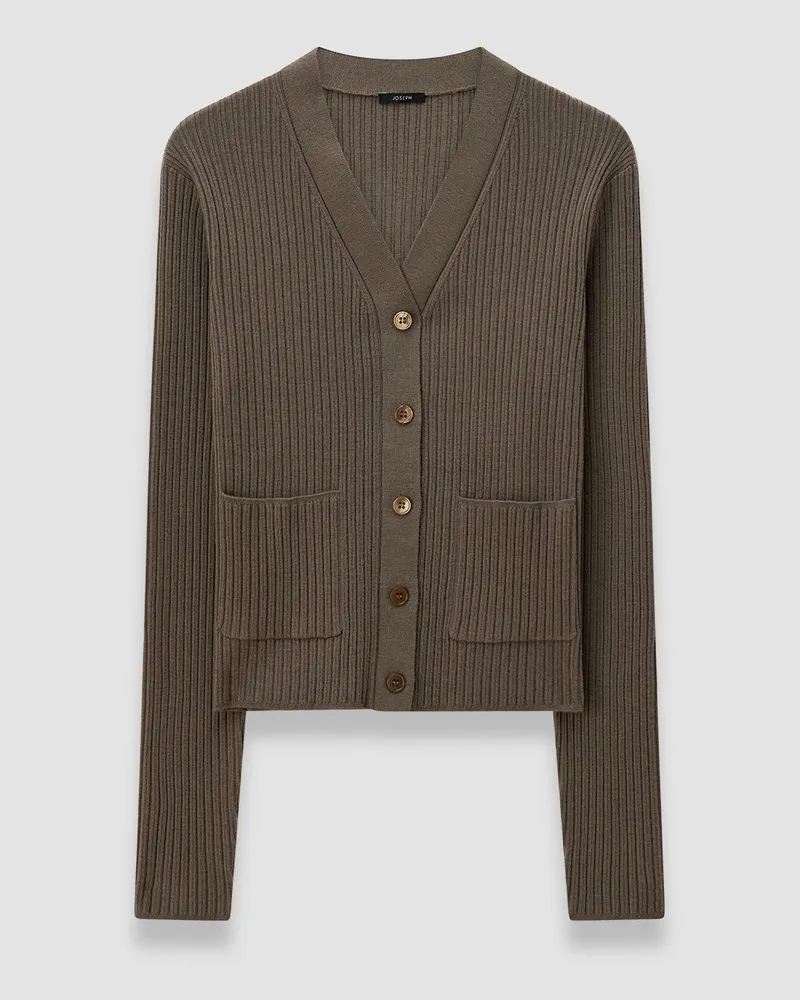 Joseph Merino Rib Knit Cardigan - XXS 