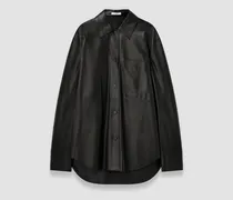 Penna Soft Nappa Leather Overshirt - 44