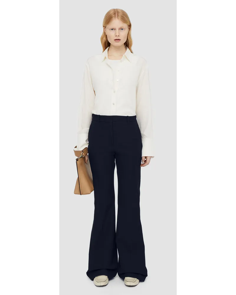 Joseph Gabardine Stretch Tafira Trousers Navy