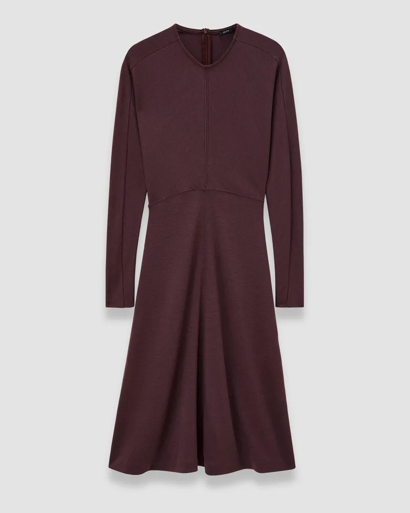 Joseph Wool Jersey Dress Purple