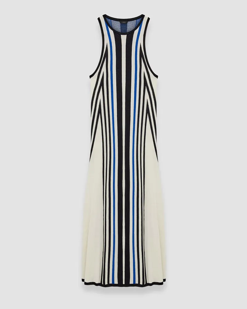 Joseph Cretto Jacquard Knitted Dress - Regular White