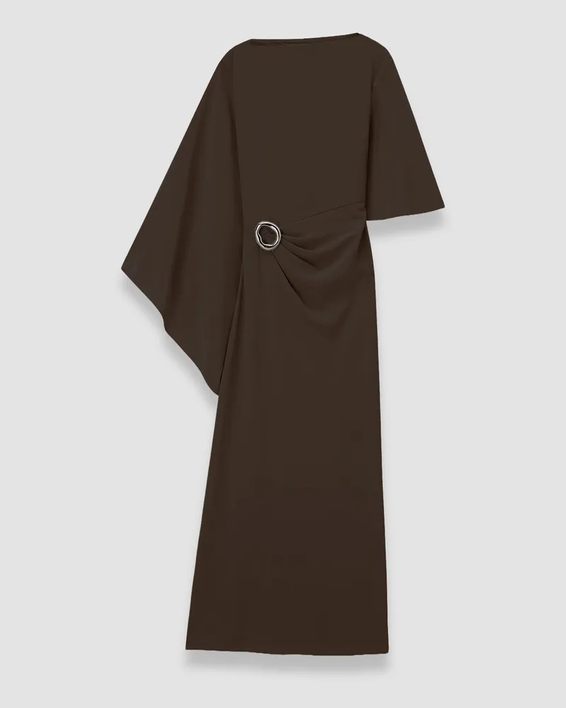 Joseph Joya Satin Twill Dress Brown
