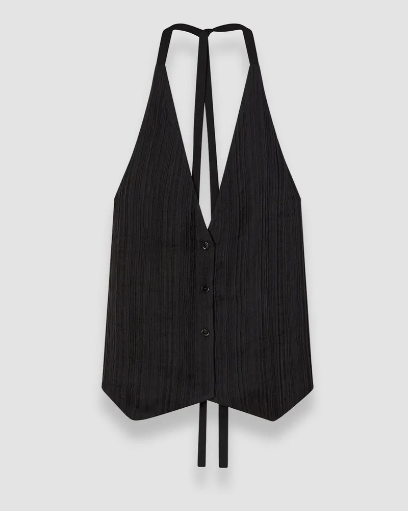Joseph Suez Pleat Jacquard Tie Waistcoat - 42 